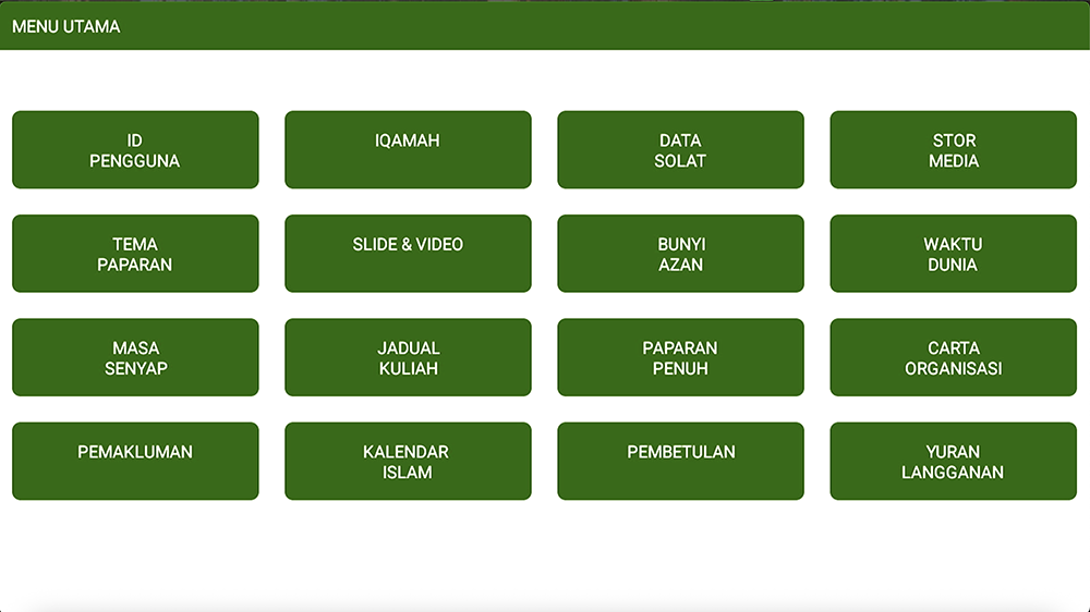 menu utama